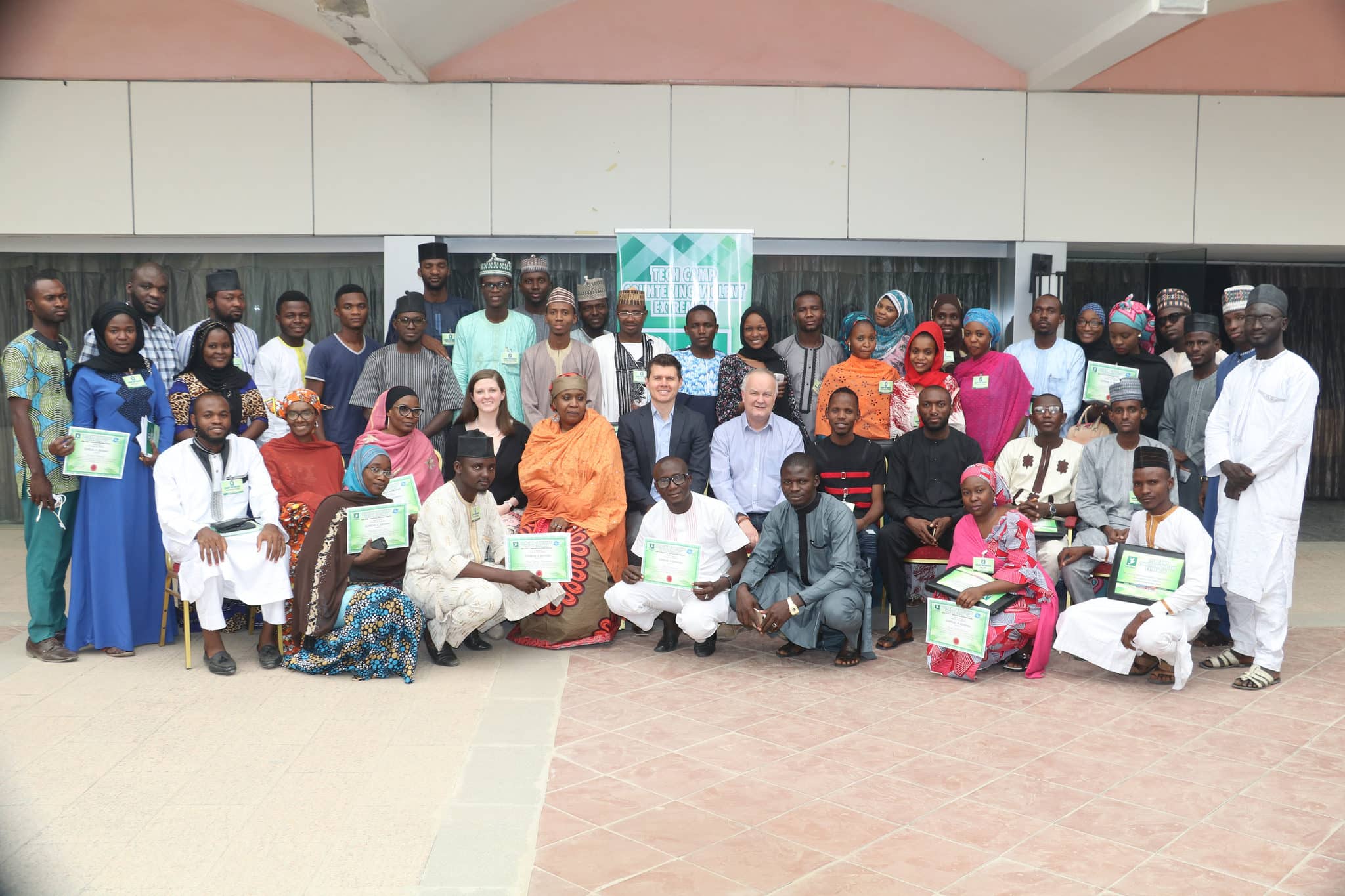 peace tech camp nigerian youth group shot