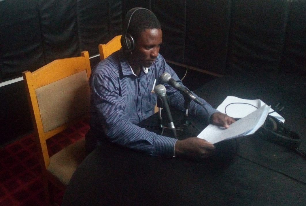 chad radio director reading script